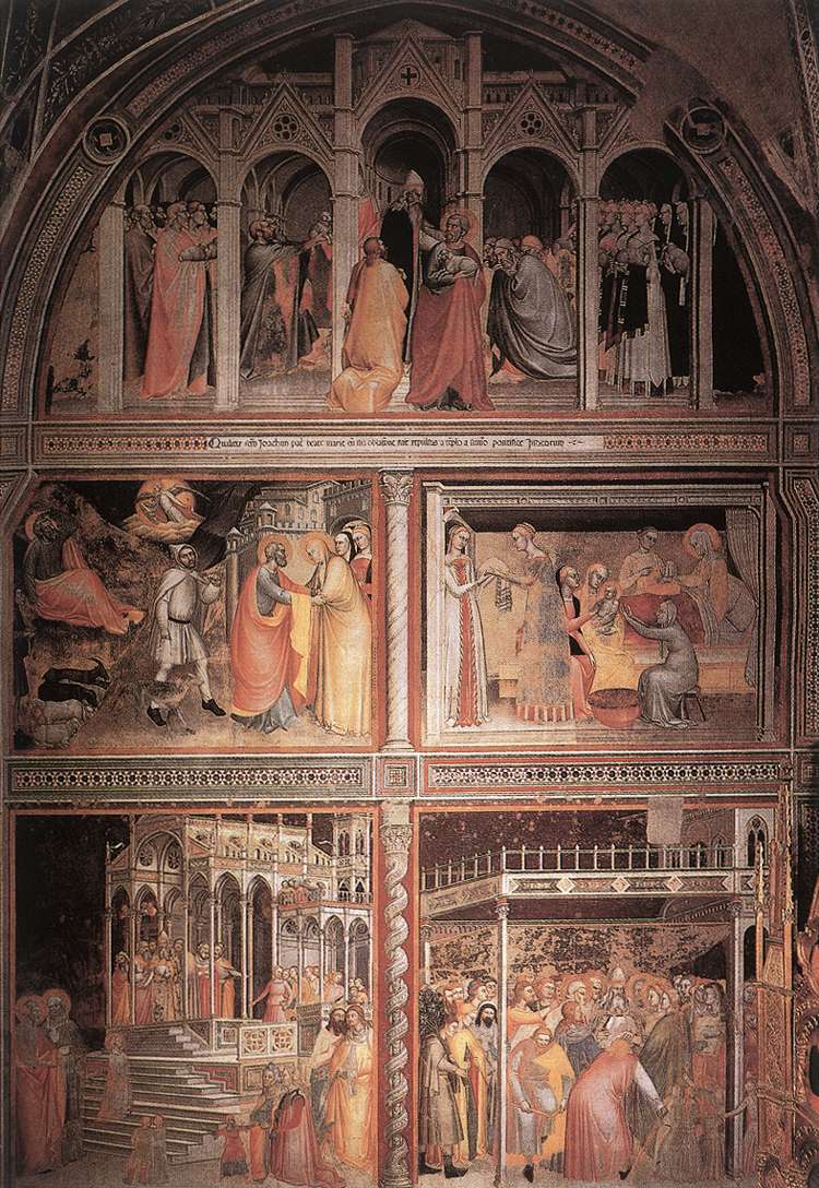 GIOVANNI DA MILANO Scenes from the Life of the Virgin sdg